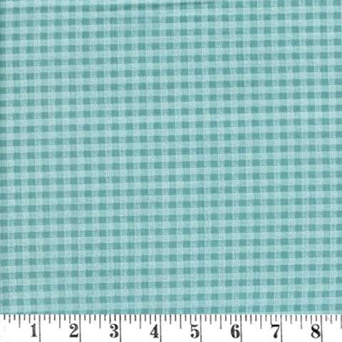 AC081 Garden Days - Teal Gingham • Fabric SpecialsSPECIALS • Fabri