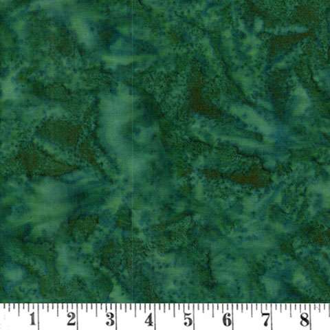 AC703 Colorglow Batik - Dark Green • BatiksFabric In-Store • Batik