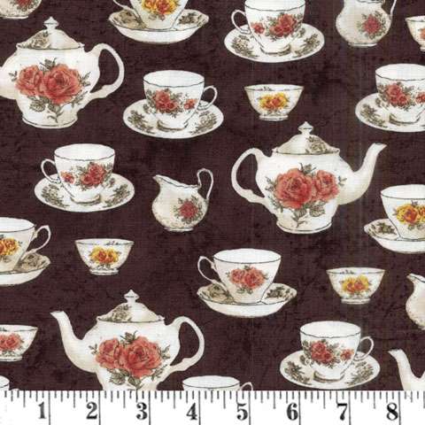 AD824 Afternoon Tea - Tea Cups • Fabric SpecialsSPECIALS • Fabric