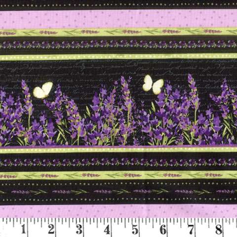 AF986 Sweet Lavender - Border Stripe preview