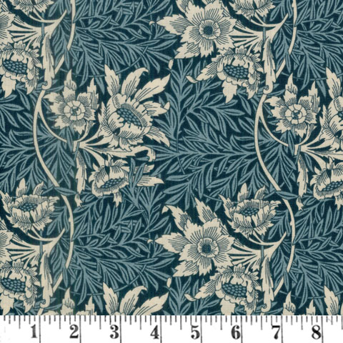 AH818 William Morris - Tulip & Willow • Morris InspirationFabric In-