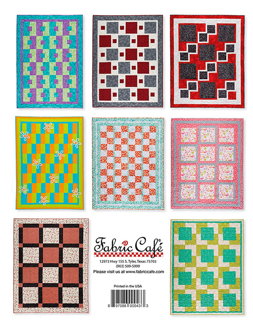 Easy Peasy 3Yard Quilts by Donna Robertson • BeginnersBooks • Beg