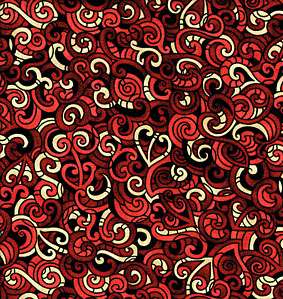 C416 Koru red and cream on black preview