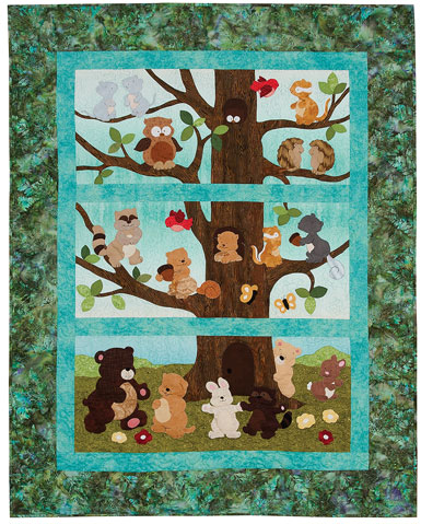 Critter Hollow - Finished Quilt for Sale • Quilts for Sale • Grand