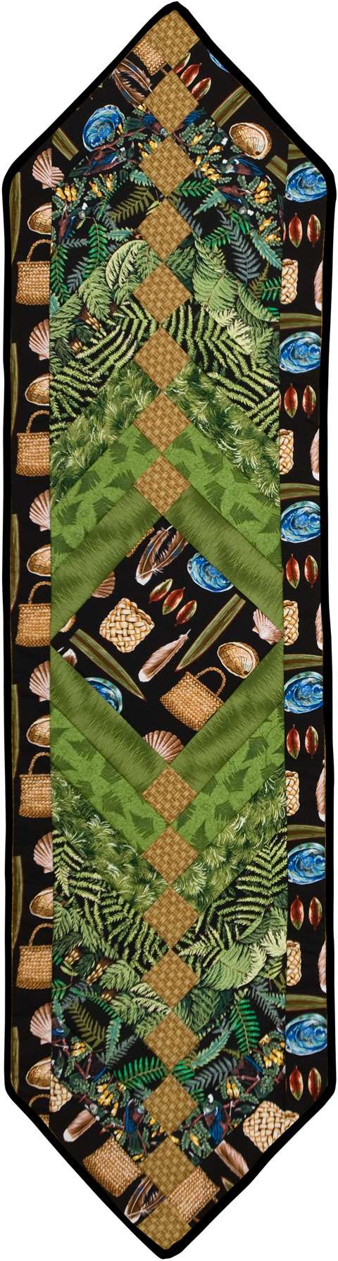Kiwiana Table Runner Kitset Incl French Braid Quilts Book