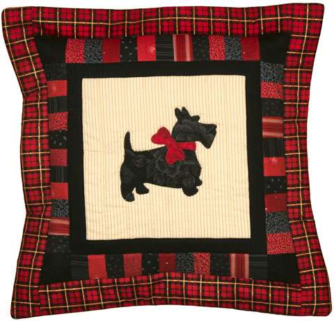 McScottie Dog Cushion Kitset • Cushions/PillowsKitsets • Cushions/