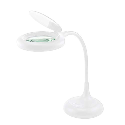 LED Zoom Desktop Magnifying Light Gooseneck • Lights & MagnifiersN