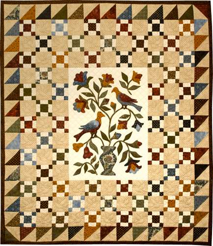 Mary Ellens Garden Quilt - Finished Sample For Sale • Quilts for Sal