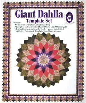 Giant Dahlia Template by Marti Michell preview
